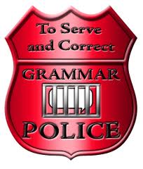 Grammar police badge